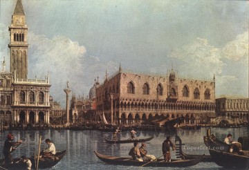 Canaletto Painting - View of the Bacino di San Marco St Marks Basin Canaletto